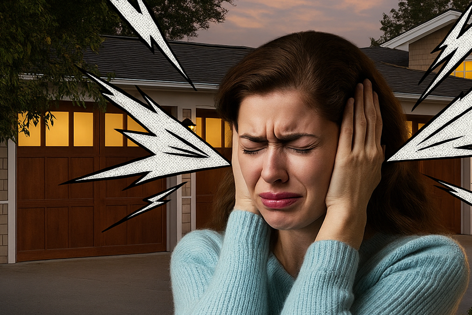 Noisy garage door repair service in Dearborn Heights MI