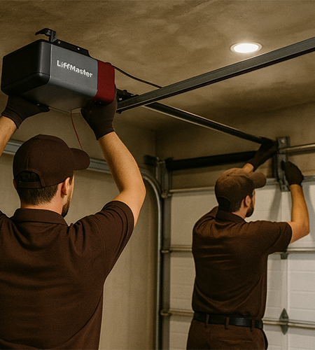 residential garage door opener installation in Dearborn Heights MI